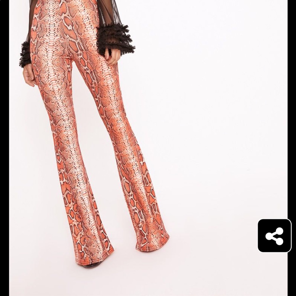 Snake skin pants